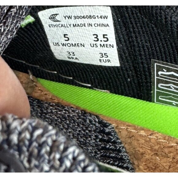 NWT CARIUMA Women’s IBI Low Bamboo Brazilian ECO Sneakers Grey Knit Size 5 $119. - Picture 8 of 8